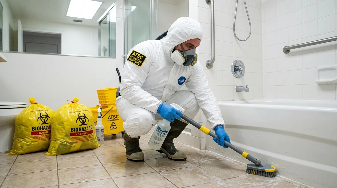 Decontamination equipment deployed for Blood Cleanup in Fair Oaks